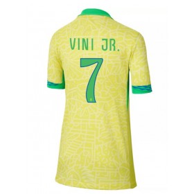 Brasilien Vinicius Junior #7 Heimtrikot Copa America 2024 Kurzarm